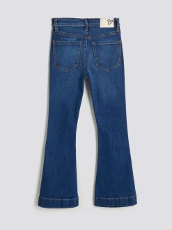 River Island Blue Girls Jupiter Snaffle Flare Jeans