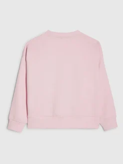 River Island Pink Paris Heart Sweatshirt