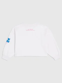 River Island White Girls New York Sweatshirt