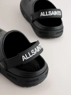 smALLSAINTS Black Clog Sandals