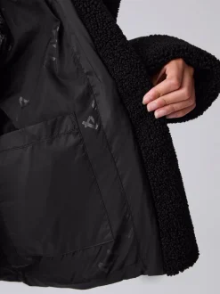 smALLSAINTS Black Padded Aviator Jacket