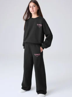 smALLSAINTS Black Underground Sweatshirt and Wide Leg Joggers Set