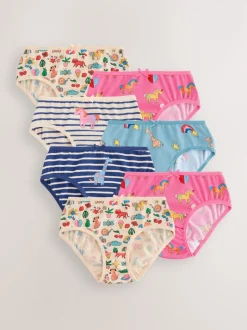 Stripe Unicorn Briefs 7 Pack (1.5-12yrs)