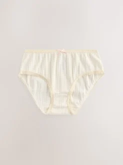 Stripe/Plain Texture Briefs 5 Pack (1.5-16yrs)