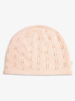 The Little Tailor Baby 100% Cotton Pointelle Knitted Hat