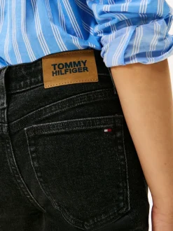 Tommy Hilfiger Black Black Flared Leg Jeans