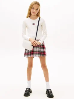 Tommy Hilfiger White Heritage Extra Slim Long Sleeve T-Shirt