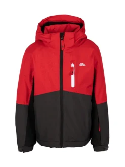 Trespass Kids Red Lennox Ski Jacket