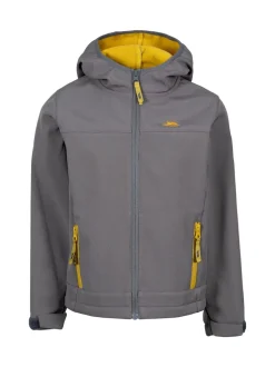 Trespass Unisex Grey Faster Softshell Jacket
