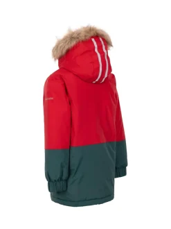 Trespass Unisex Kids Red Laytone Rainwear Jacket