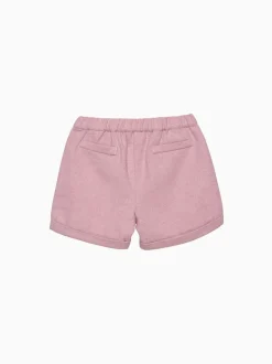 Trotters London Pink Georgina Herringbone Shorts