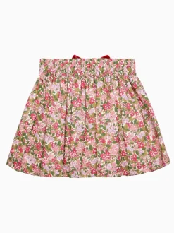 Trotters London Red Hedgerow Skirt