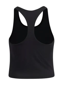 Under Armour Black Motion Branded Crop Tank