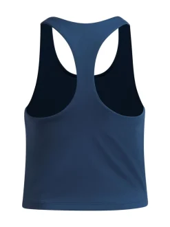 Under Armour Blue Motion Branded Crop Tank
