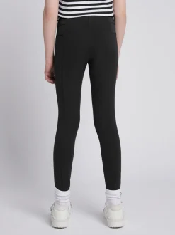 U.S. Polo Assn. Black Elastic Waistband Leggings
