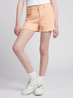 U.S. Polo Assn Orange Wash Denim Shorts