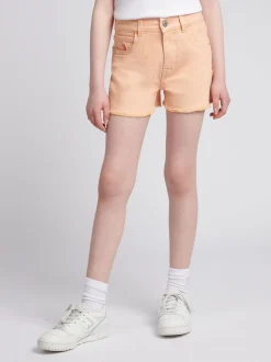 U.S. Polo Assn Orange Wash Denim Shorts