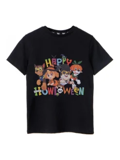 Vanilla Underground Black Kids Licensing Halloween 100% Cotton T-Shirt