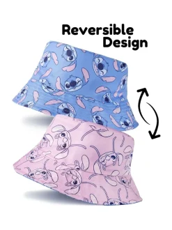 Vanilla Underground Multi Girls Disney Lilo & Stitch Reversible Bucket Hat