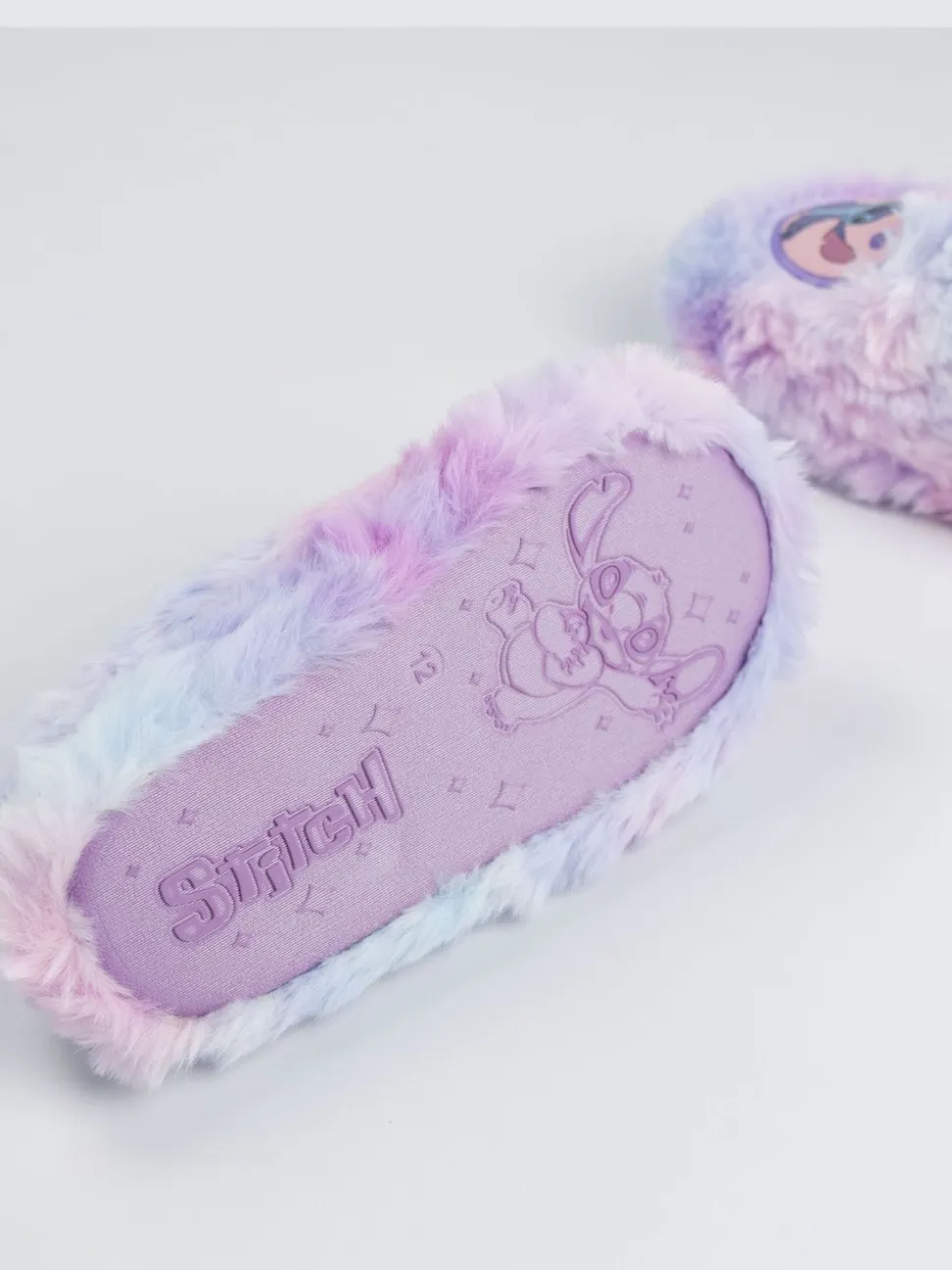 Vanilla Underground Pink Lilo & Stitch Heart Character Mule Slippers