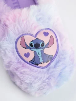 Vanilla Underground Pink Lilo & Stitch Heart Character Mule Slippers