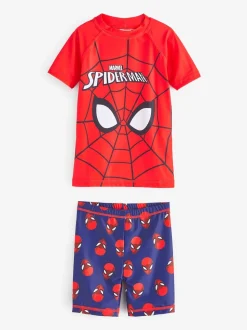 Vanilla Underground Red Spider-Man 2 Piece Swim Set