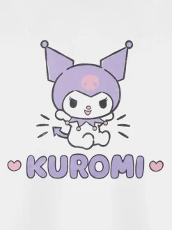 Vanilla Underground White Girls Hello Kitty Short Sleeve 100% Cotton T-Shirt