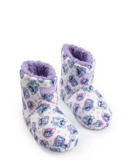 Vanilla Underground White Lilo & Stitch Character AOP Slipper Boots