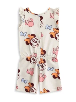 Vanilla Underground White Disney Minnie Mouse Multicoloured Sleeveless Playsuit
