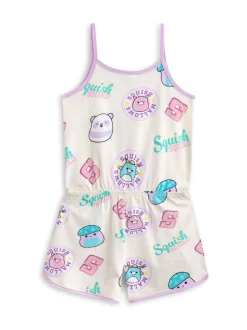 Vanilla Underground White Squishmallows Multicoloured Sleeveless Playsuit