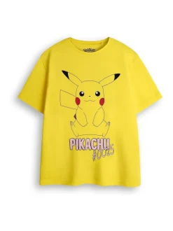 Vanilla Underground Yellow Girls Pokemon 100% Cotton T-Shirts 3 Pack