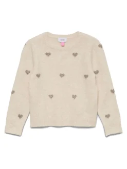 VERO MODA Natural Round Neck Soft Touch Cosy Knitted Jumper