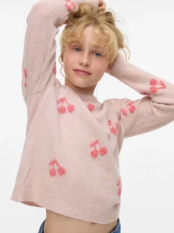 VERO MODA Pink Round Neck Soft Touch Cosy Knitted Jumper