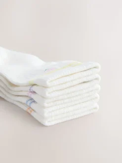 White Baby Socks 5 Pack (0mths-2yrs)