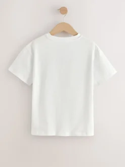 White Bambi Oversized Graphic T-Shirt (3-16yrs)