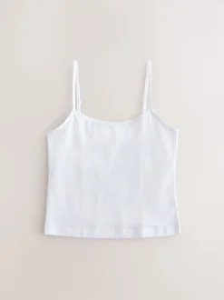 White Built in Shelf Cami Vest (9-16yrs) (9-16yrs)