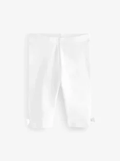 White Cropped Leggings (3mths-7yrs)