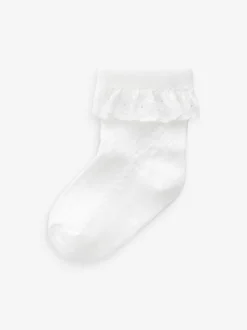 White Lace Baby Socks 3 Pack