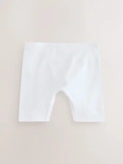 White Shorts Long Leg Briefs 5 Pack (2-16yrs)