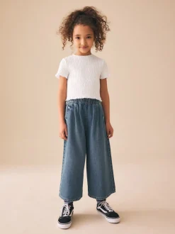 White Textured T-Shirt (3-16yrs)