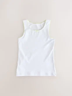White Vests 5 Pack (1.5-16yrs)