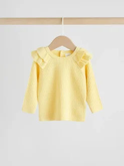 Yellow Baby Knitted Jumper and Leggings Set 2 Piece (0mths-3yrs)