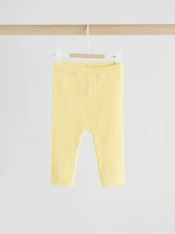 Yellow Baby Knitted Jumper and Leggings Set 2 Piece (0mths-3yrs)