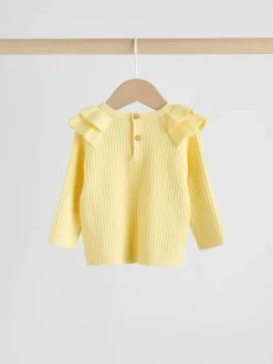 Yellow Baby Knitted Jumper and Leggings Set 2 Piece (0mths-3yrs)