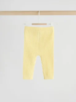 Yellow Baby Knitted Jumper and Leggings Set 2 Piece (0mths-3yrs)