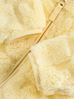 Yellow Bunny Baby Fleece Hooded Zip Jacket (0mths-2yrs)