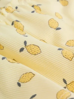 Yellow Lemon Baby Long Sleeve Frill Top And Leggings Set (0mths-2yrs)