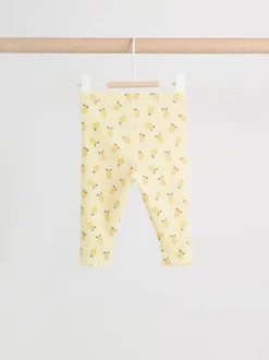 Yellow Lemon Baby Long Sleeve Frill Top And Leggings Set (0mths-2yrs)