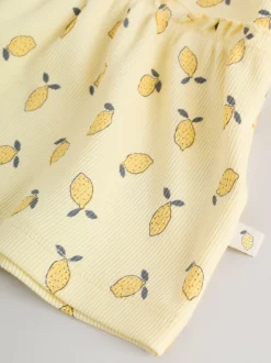 Yellow Lemon Baby Long Sleeve Frill Top And Leggings Set (0mths-2yrs)