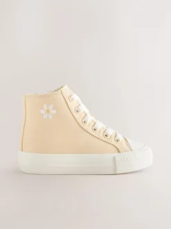 Yellow Standard Fit (F) High Top Trainers